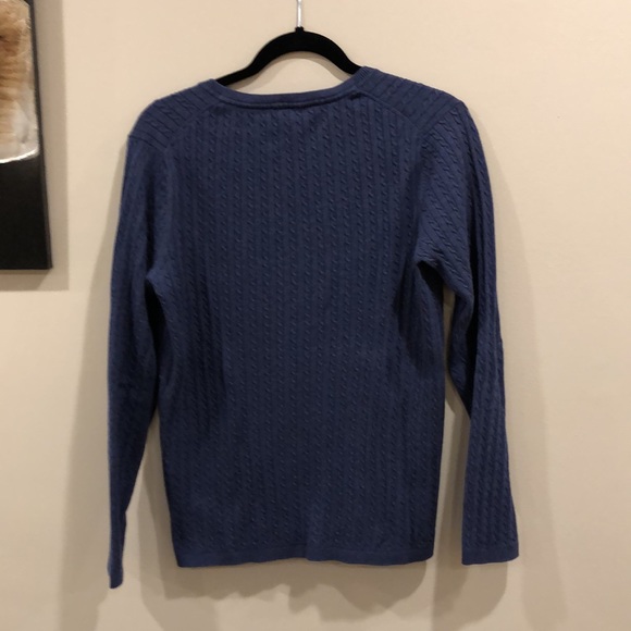 Navy Blue Cable Knit - Picture 2 of 4
